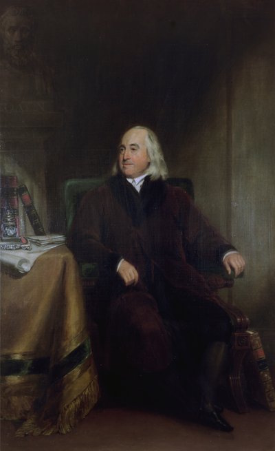 Jeremy Bentham, ca. 1829 von Henry William Pickersgill